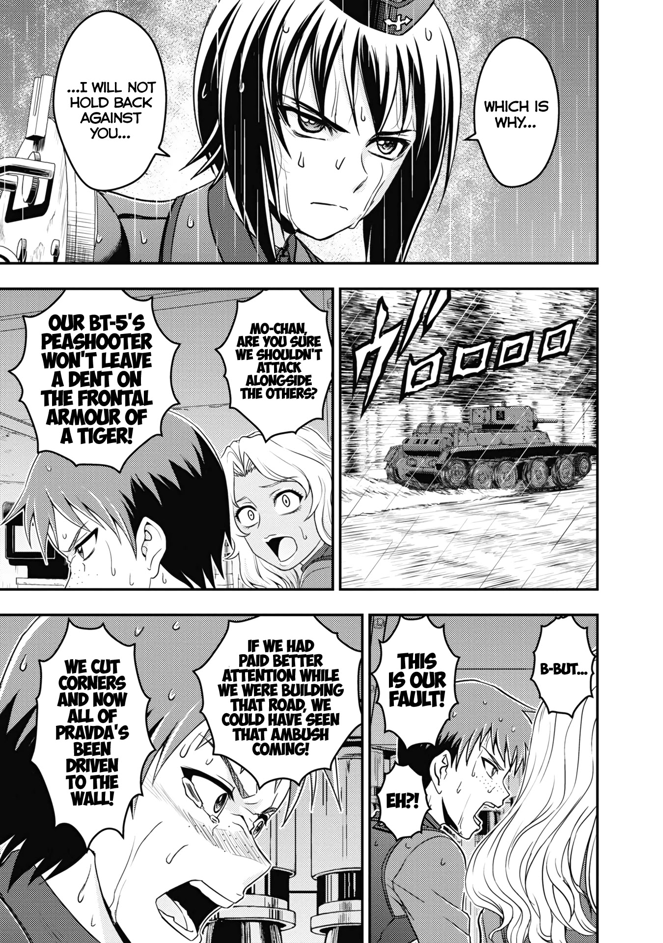 Girls und Panzer - Saga of Pravda Chapter 21 page 28 - Chapter 21: Disaster