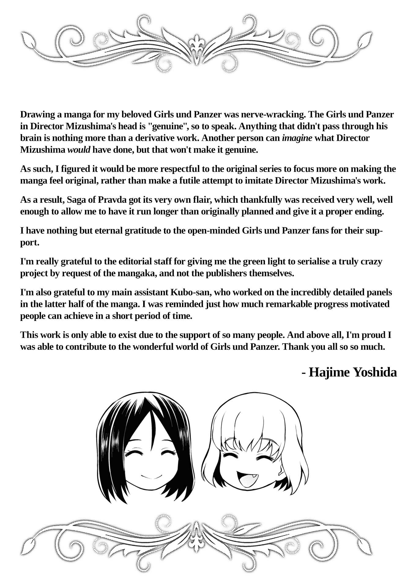 Girls und Panzer - Saga of Pravda Chapter 24.5 page 2 - Chapter 24.5: Volume 5 Extras