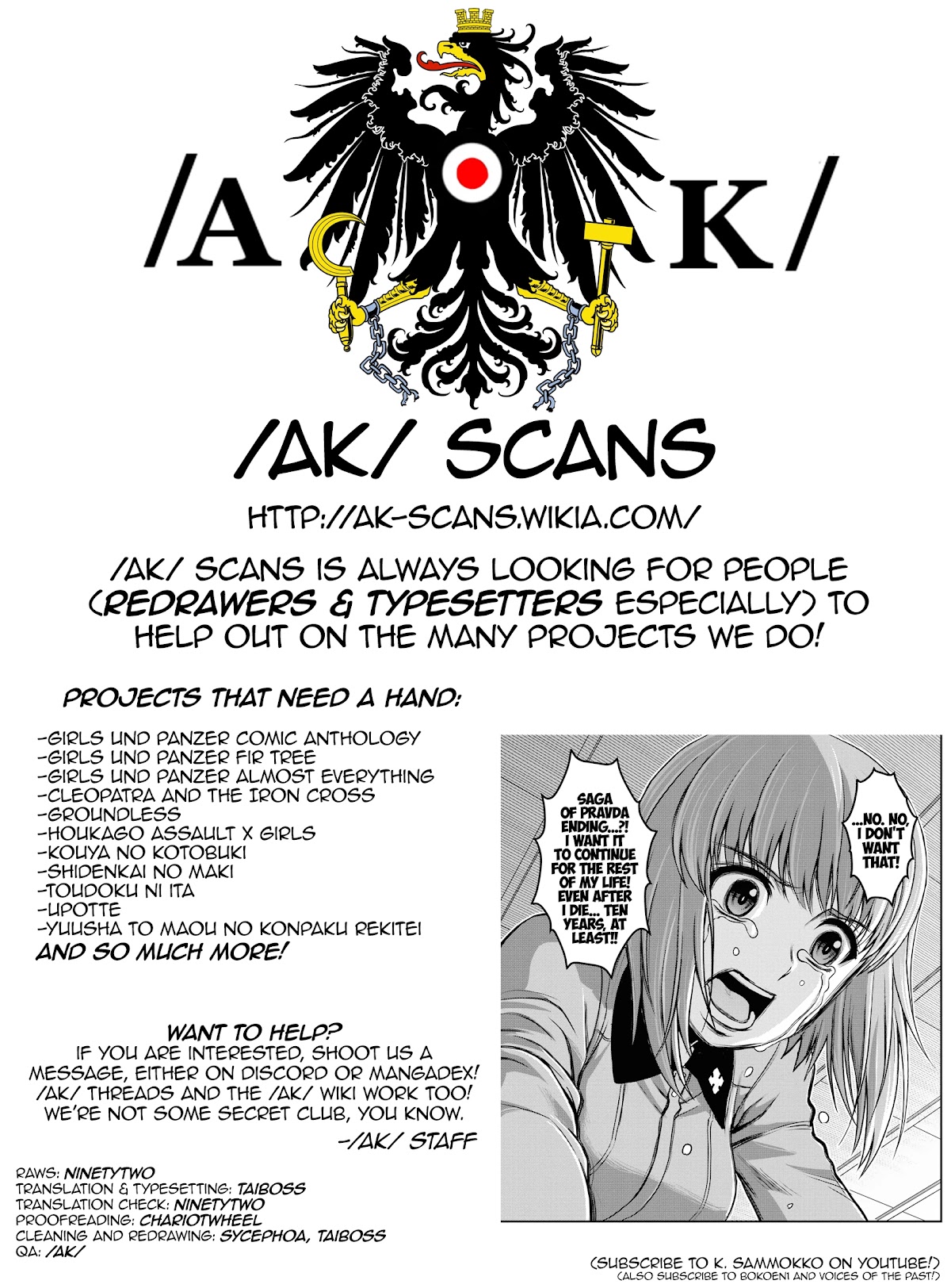 Girls und Panzer - Saga of Pravda Chapter 24.5 page 8 - Chapter 24.5: Volume 5 Extras