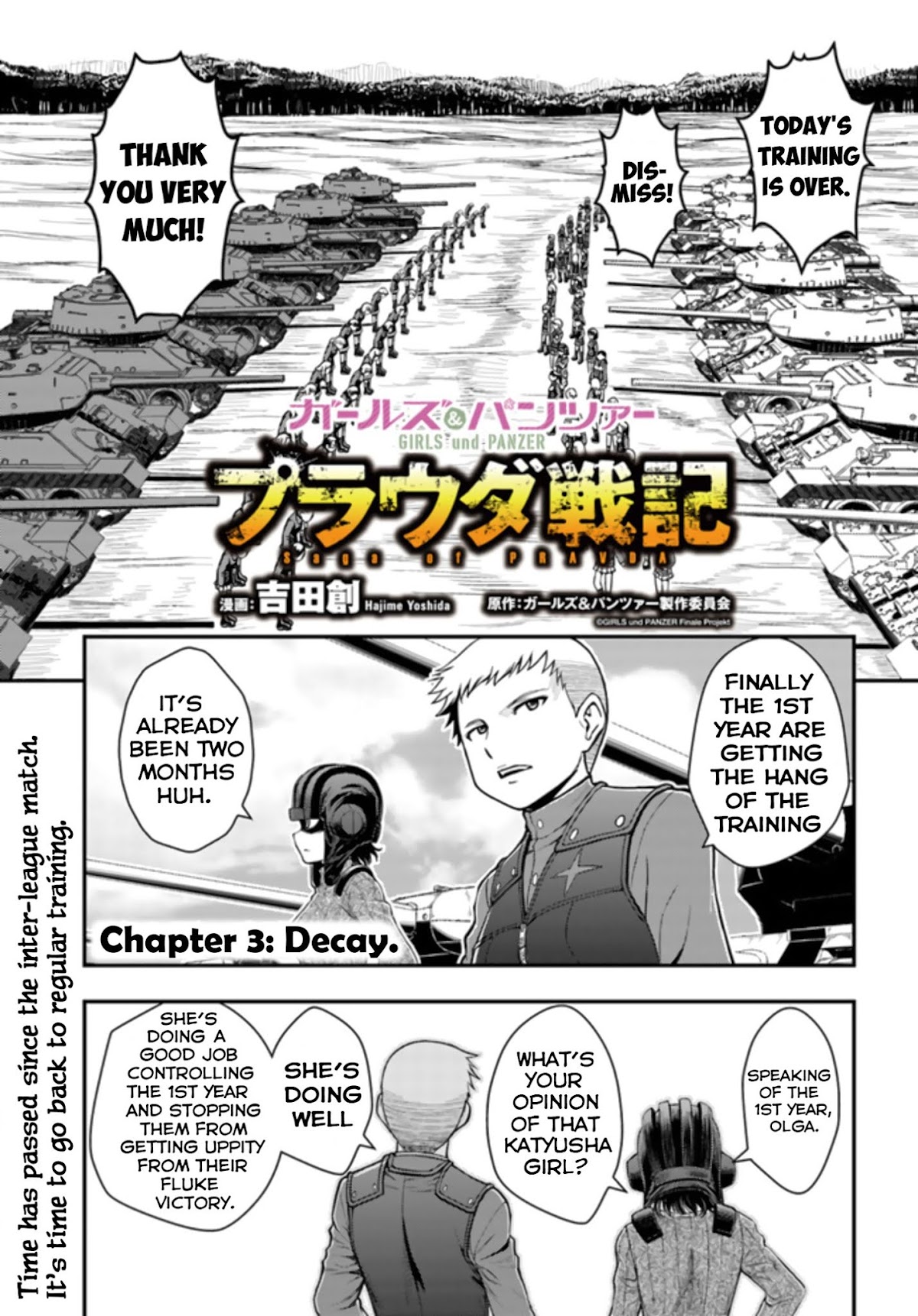 Girls und Panzer - Saga of Pravda Chapter 3 page 1 - Chapter 3: Decay