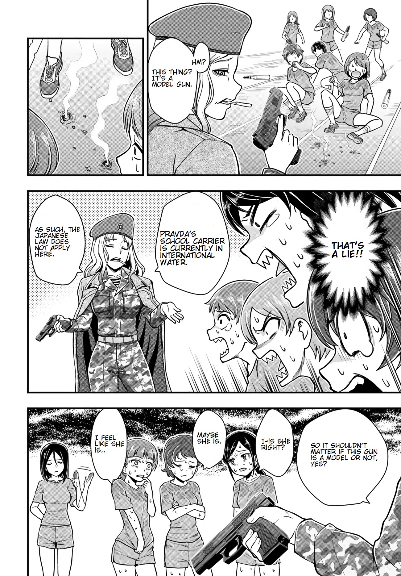 Girls und Panzer - Saga of Pravda Chapter 7 page 16 - Chapter 7: Special Training