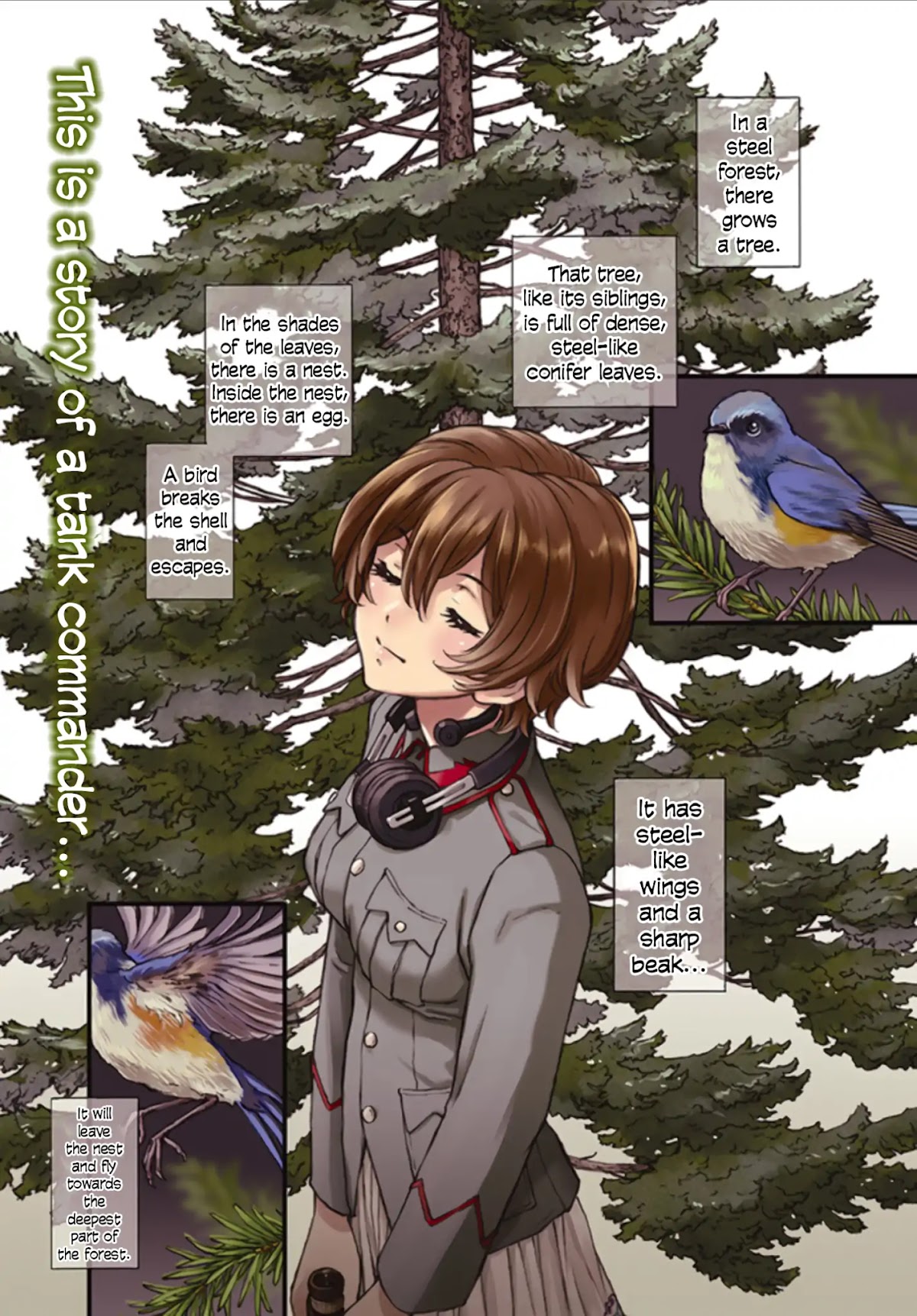 GIRLS und PANZER - The Fir Tree and the Iron-Winged Witch Chapter 1 page 1 - Chapter 1
