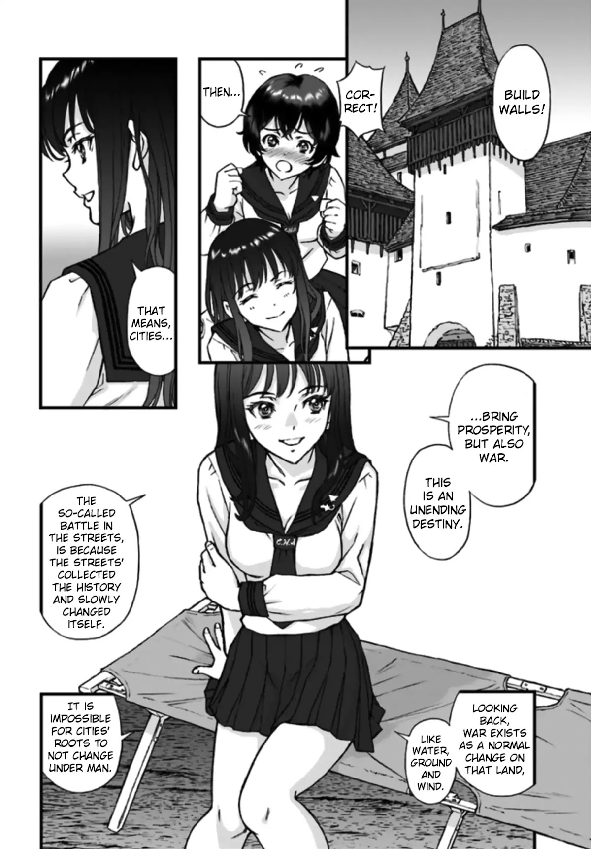GIRLS und PANZER - The Fir Tree and the Iron-Winged Witch Chapter 1 page 3 - Chapter 1