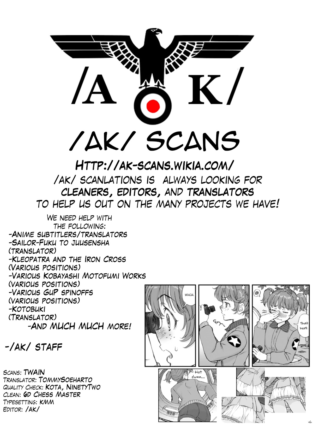 GIRLS und PANZER - The Fir Tree and the Iron-Winged Witch Chapter 11 page 12 - Chapter 11