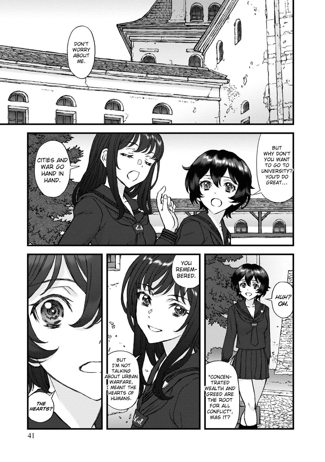 GIRLS und PANZER - The Fir Tree and the Iron-Winged Witch Chapter 15 page 12 - Chapter 15