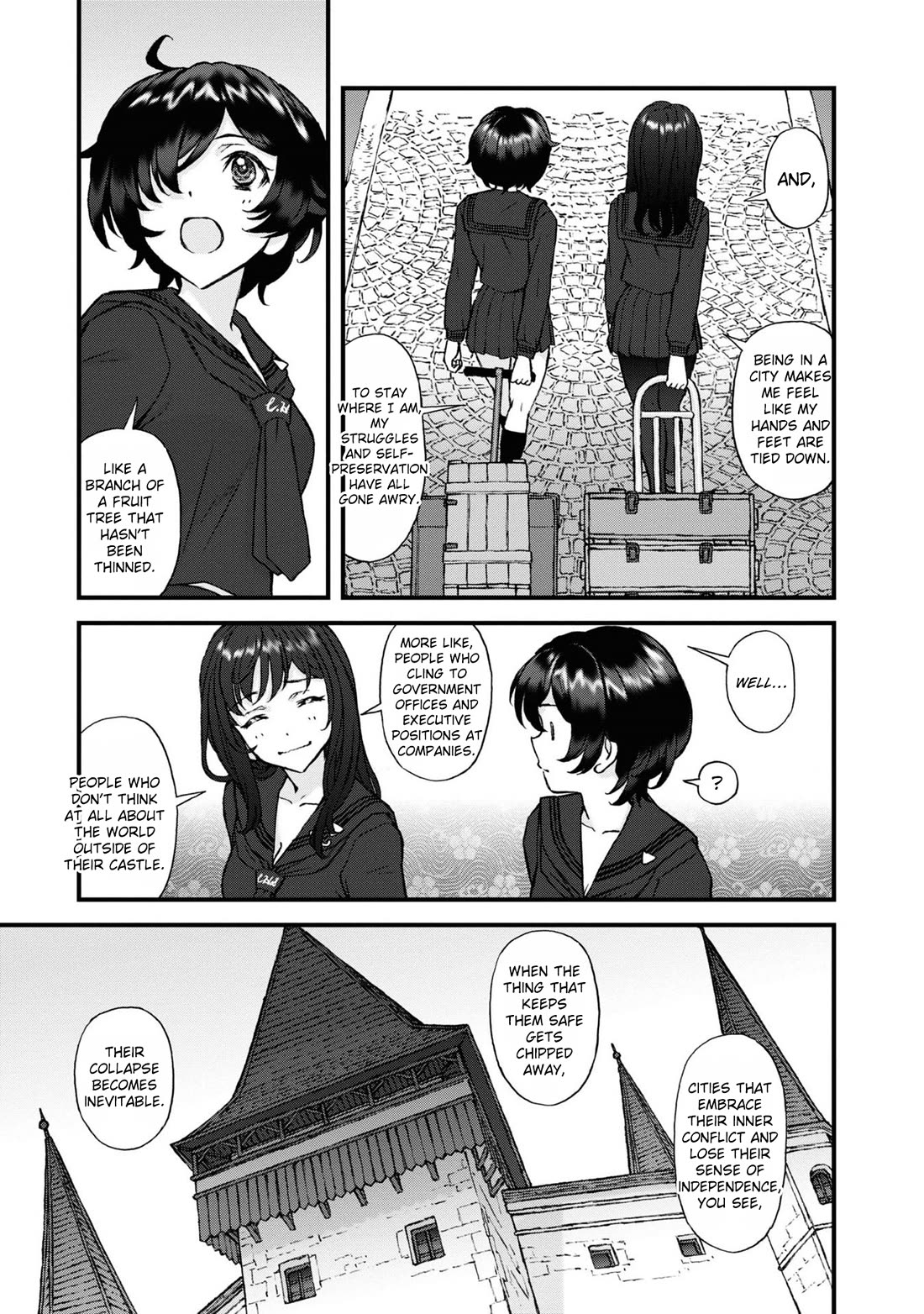 GIRLS und PANZER - The Fir Tree and the Iron-Winged Witch Chapter 15 page 14 - Chapter 15