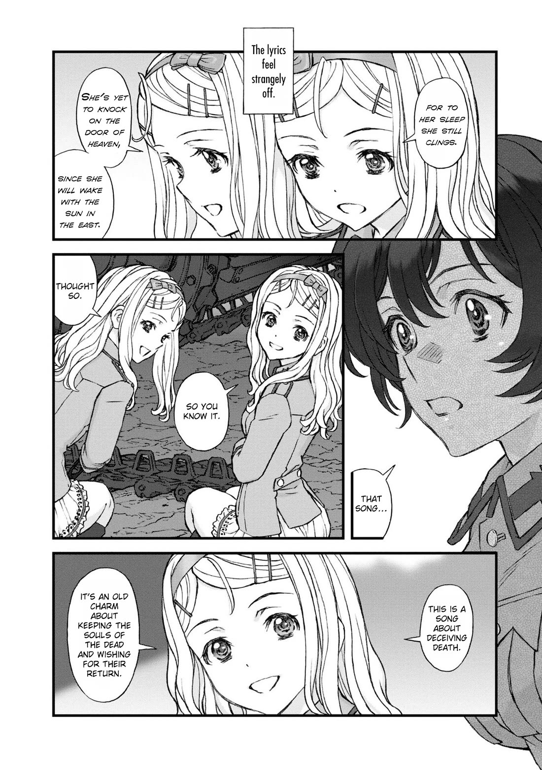 GIRLS und PANZER - The Fir Tree and the Iron-Winged Witch Chapter 16 page 14 - Chapter 16