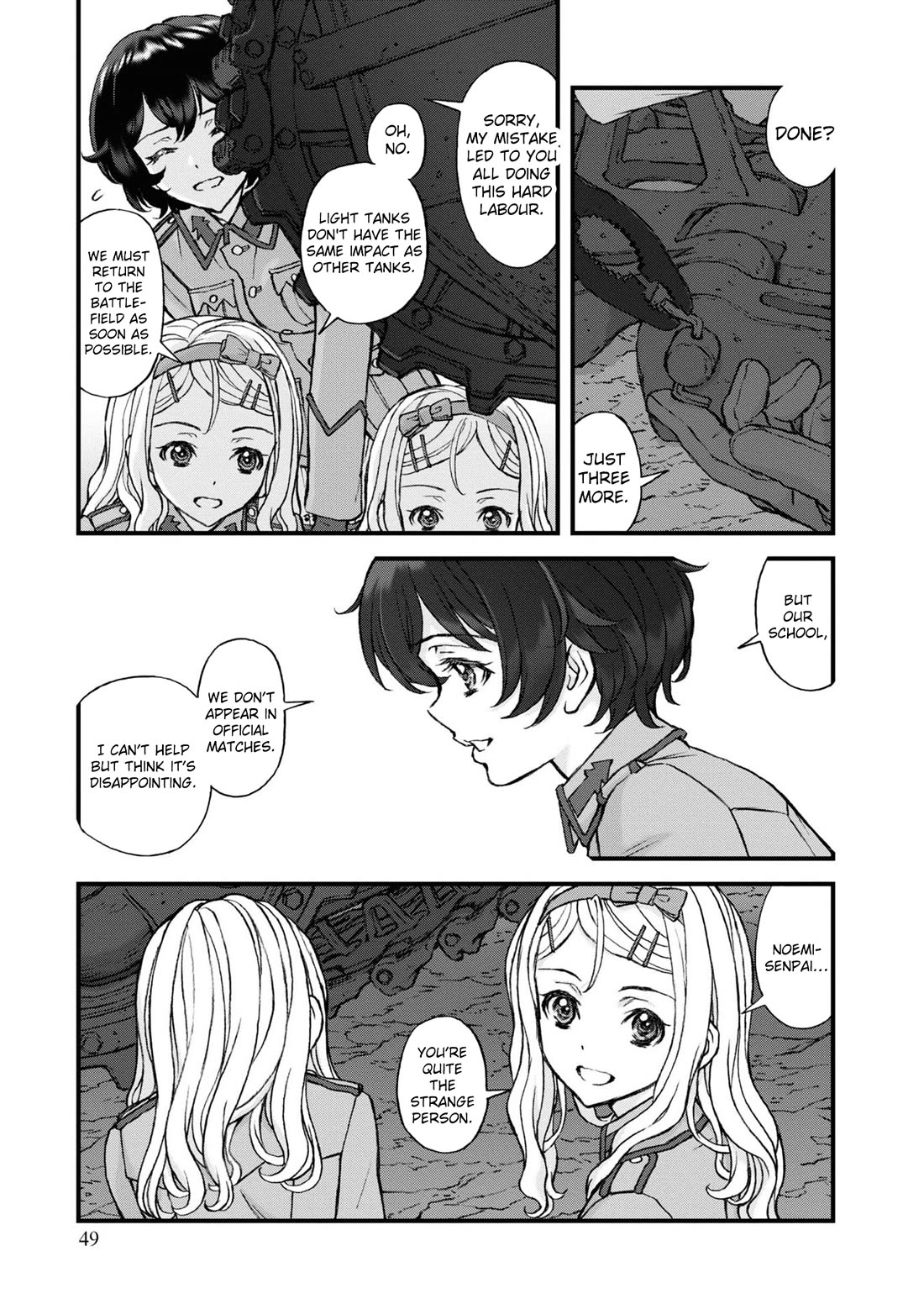 GIRLS und PANZER - The Fir Tree and the Iron-Winged Witch Chapter 16 page 3 - Chapter 16