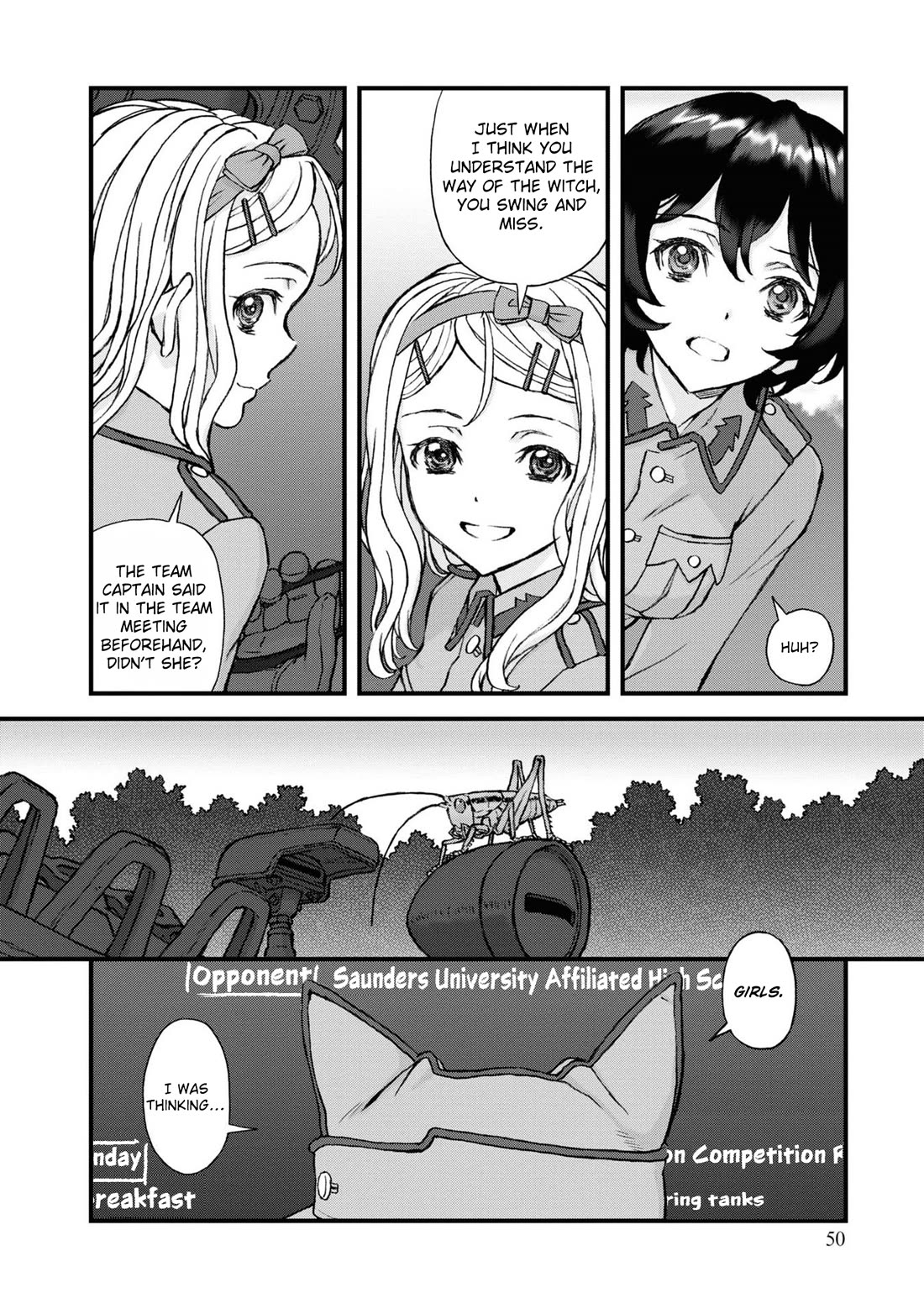 GIRLS und PANZER - The Fir Tree and the Iron-Winged Witch Chapter 16 page 4 - Chapter 16