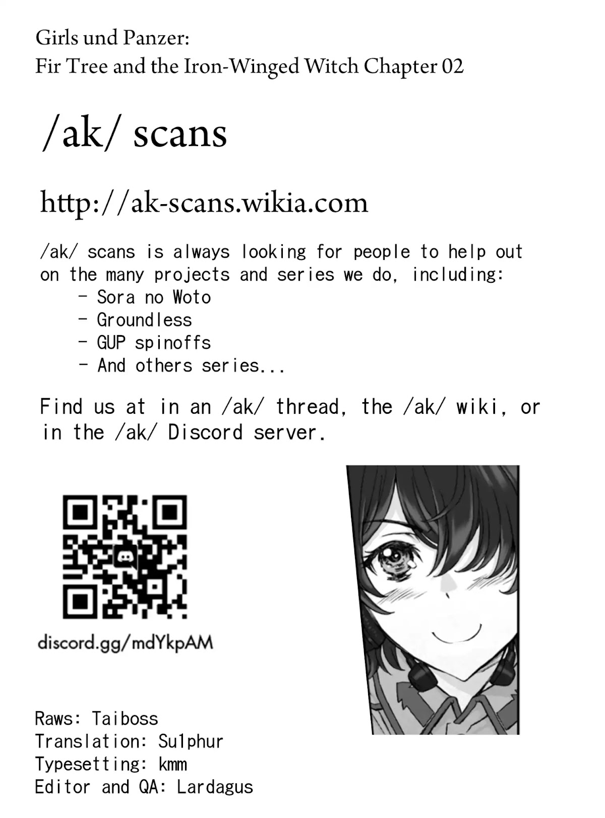 GIRLS und PANZER - The Fir Tree and the Iron-Winged Witch Chapter 2 page 17 - Chapter 2