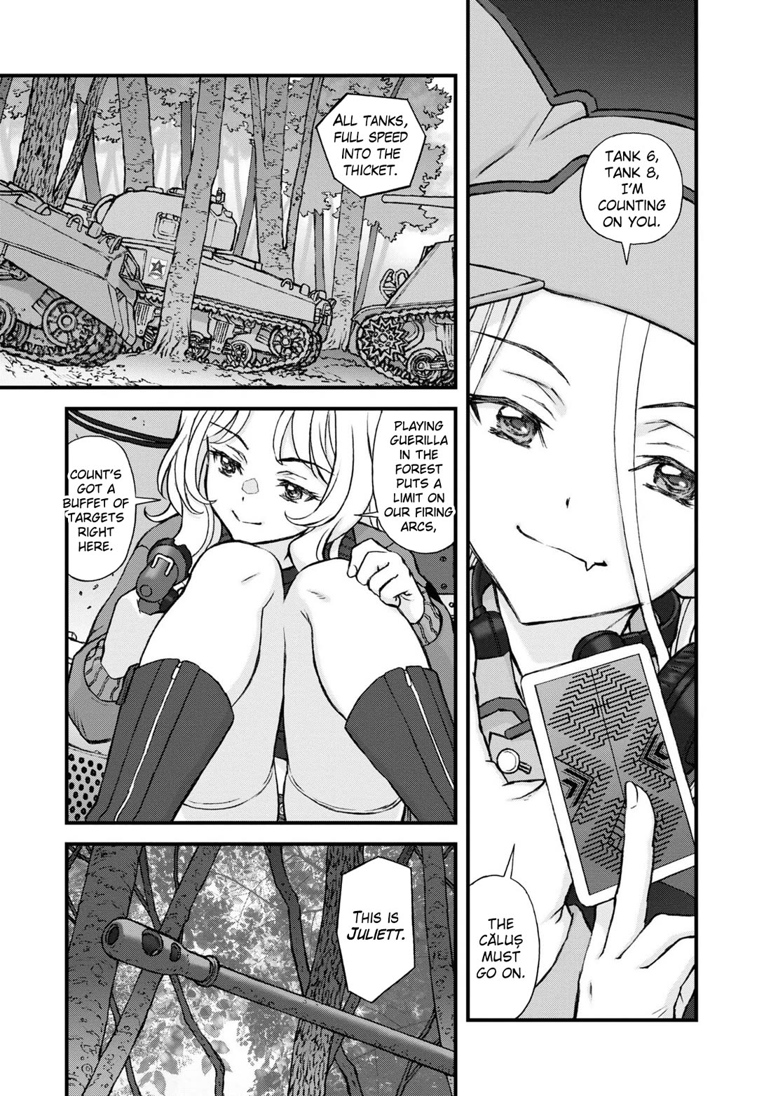 GIRLS und PANZER - The Fir Tree and the Iron-Winged Witch Chapter 21 page 2 - Chapter 21