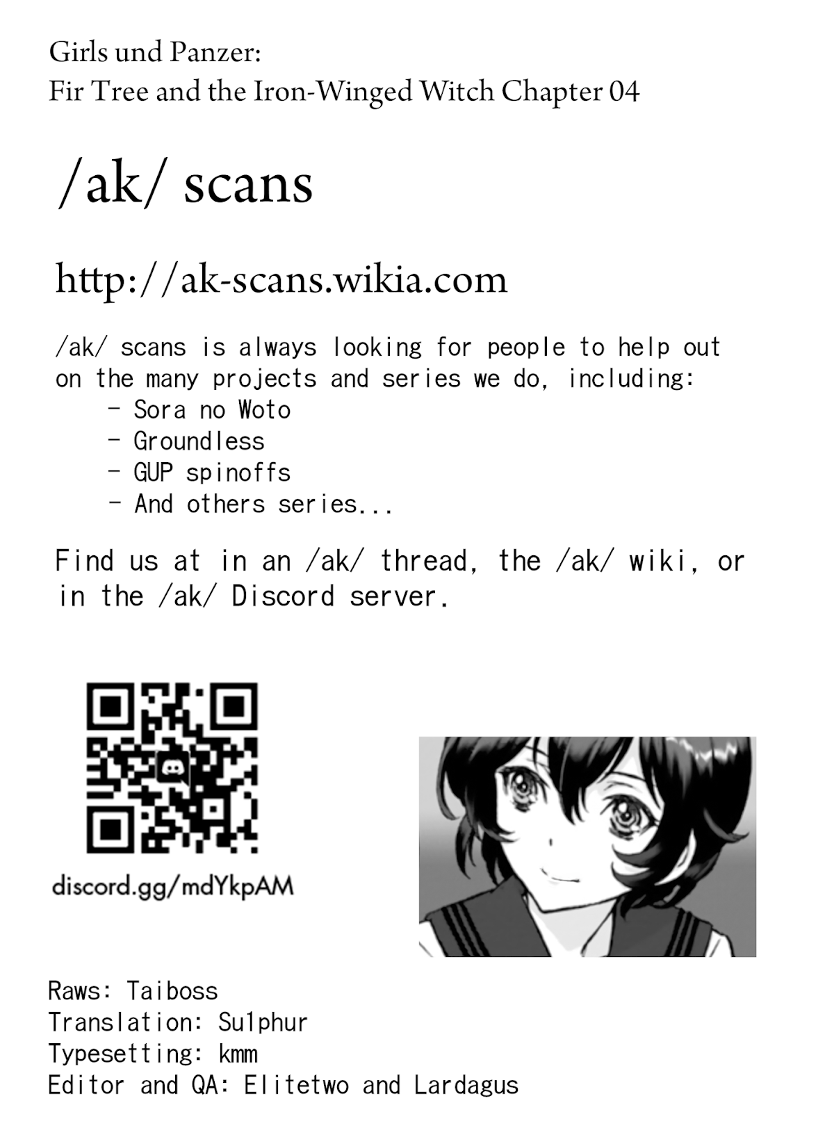 GIRLS und PANZER - The Fir Tree and the Iron-Winged Witch Chapter 4 page 12 - Chapter 4