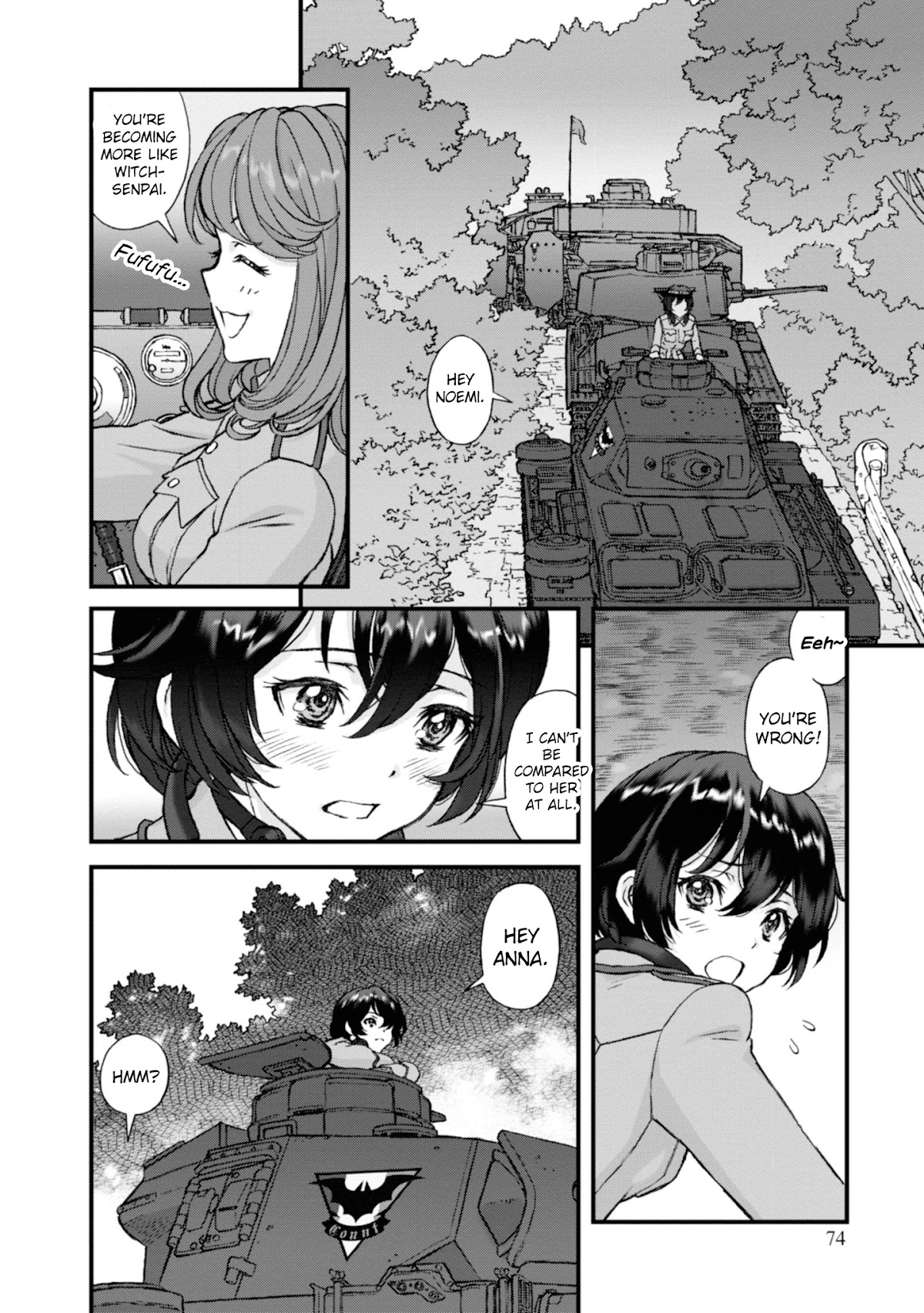 GIRLS und PANZER - The Fir Tree and the Iron-Winged Witch Chapter 6 page 3 - Chapter 6