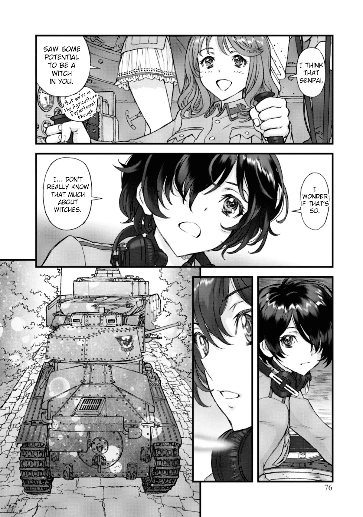 GIRLS und PANZER - The Fir Tree and the Iron-Winged Witch Chapter 6 page 5 - Chapter 6