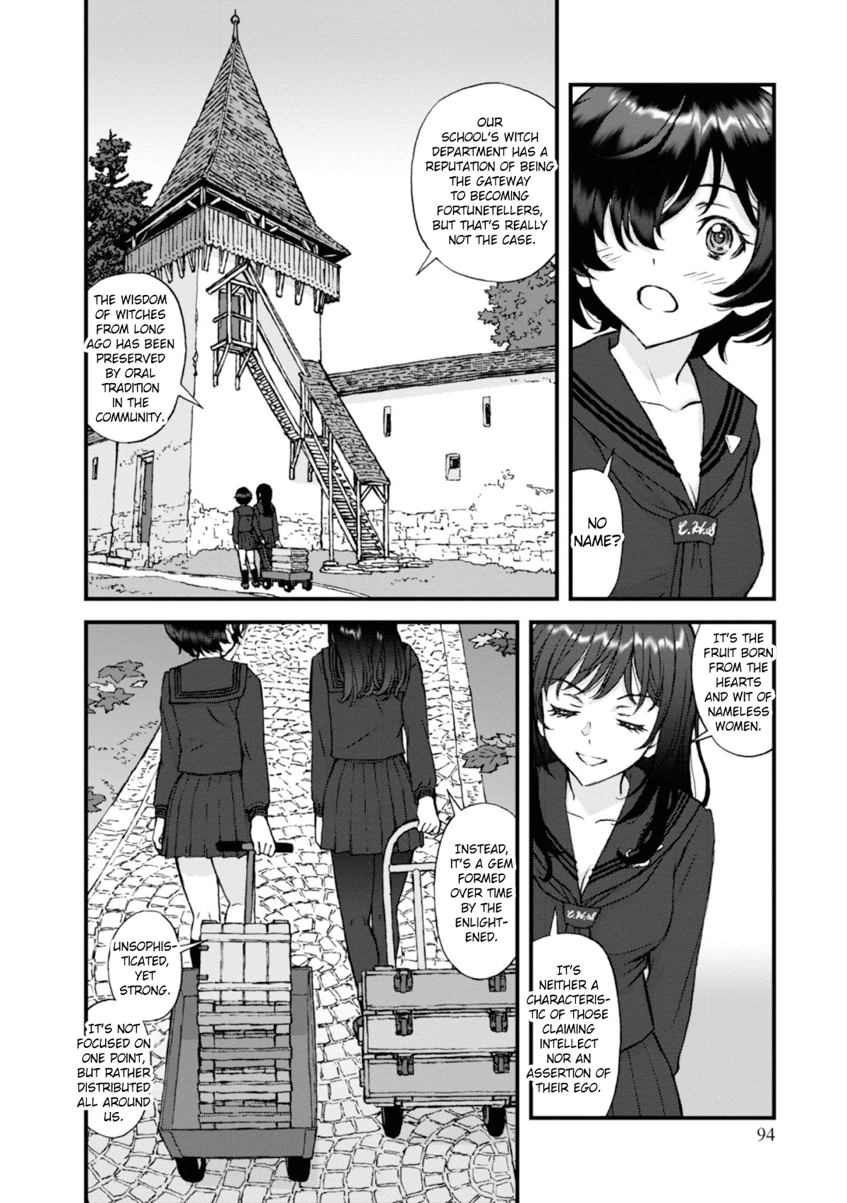 GIRLS und PANZER - The Fir Tree and the Iron-Winged Witch Chapter 8 page 1 - Chapter 8