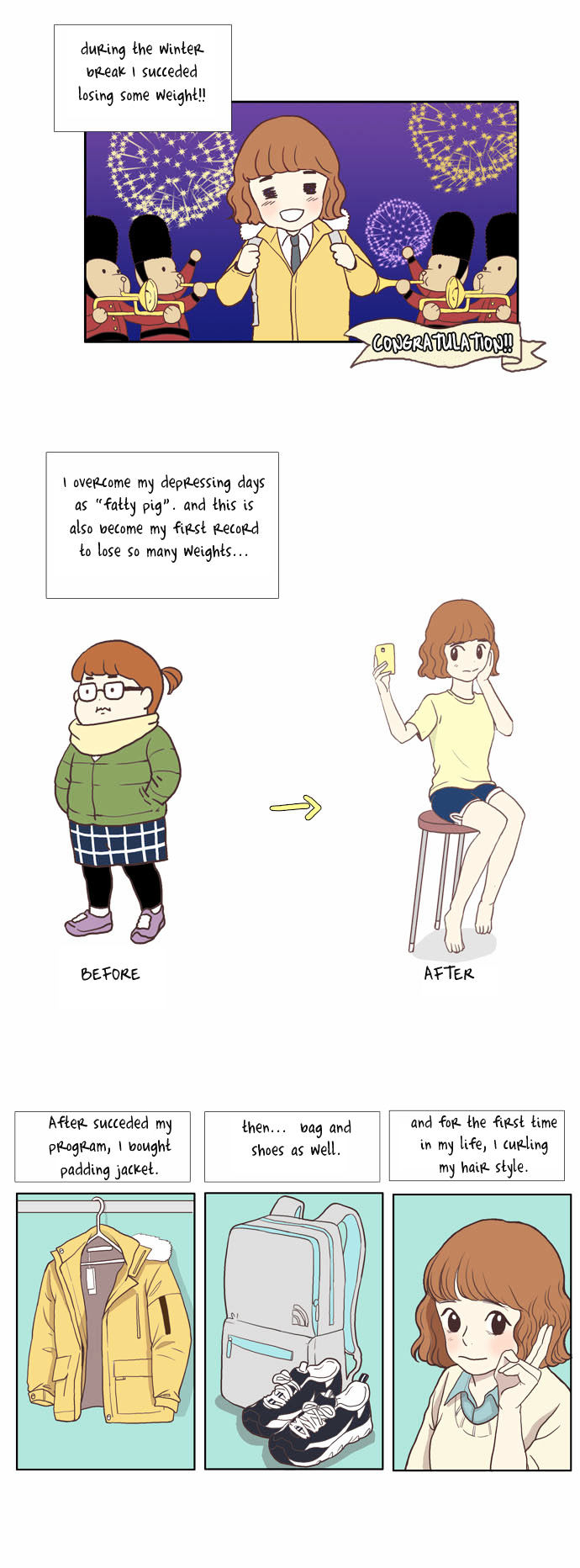 Girl's World Chapter 1 page 5 - Chapter 1 : opening ceremony