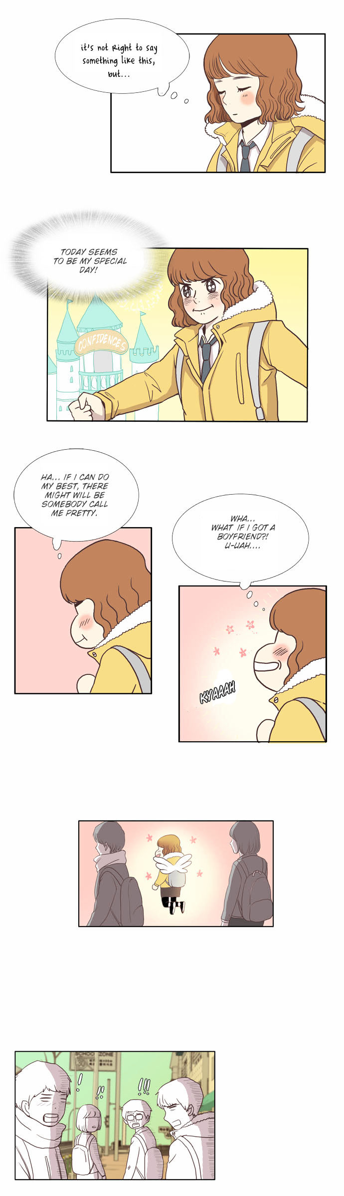 Girl's World Chapter 1 page 6 - Chapter 1 : opening ceremony