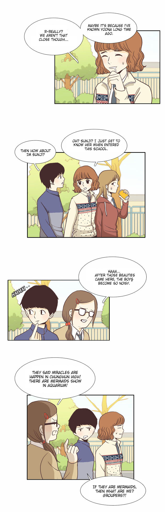 Girl's World Chapter 3 page 12 - Chapter 3 : Don't look at me with that expression (1)
