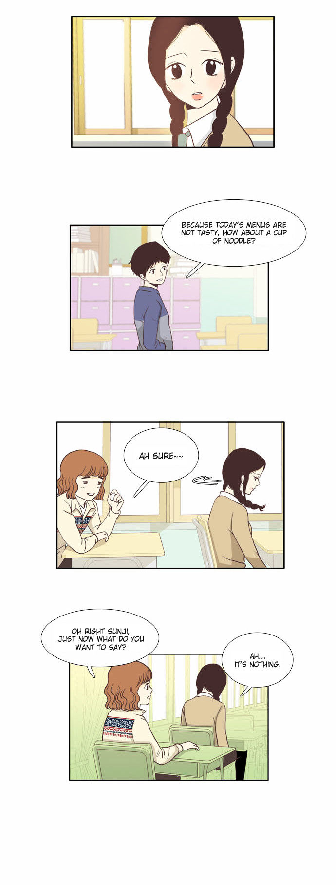 Girl's World Chapter 3 page 16 - Chapter 3 : Don't look at me with that expression (1)