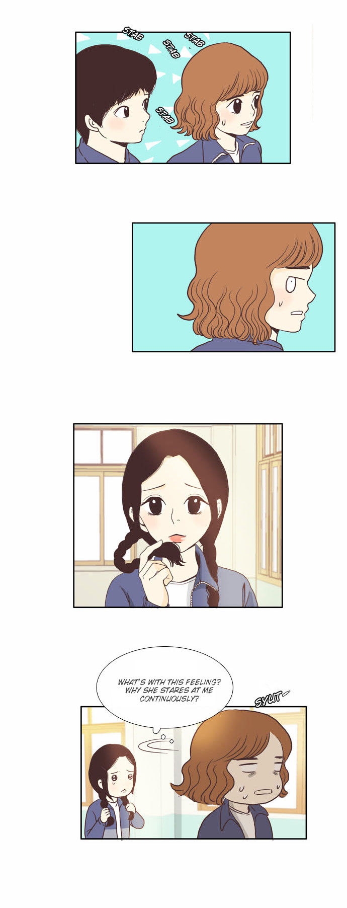 Girl's World Chapter 3 page 18 - Chapter 3 : Don't look at me with that expression (1)