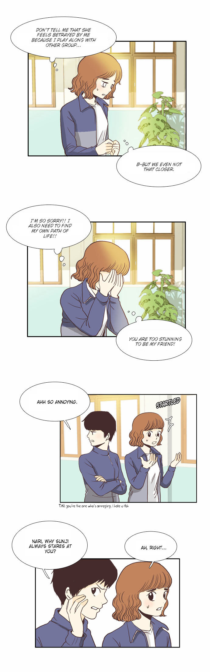 Girl's World Chapter 3 page 19 - Chapter 3 : Don't look at me with that expression (1)
