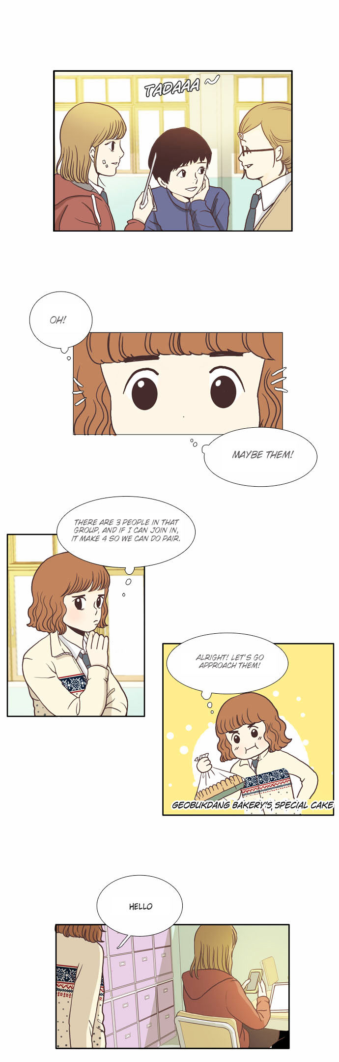 Girl's World Chapter 3 page 4 - Chapter 3 : Don't look at me with that expression (1)