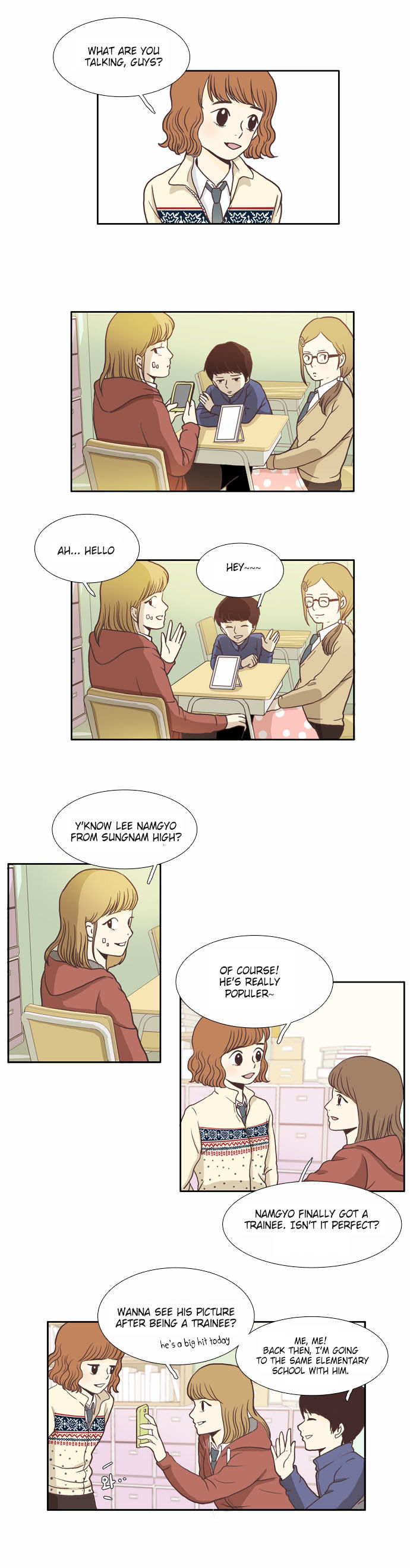 Girl's World Chapter 3 page 5 - Chapter 3 : Don't look at me with that expression (1)