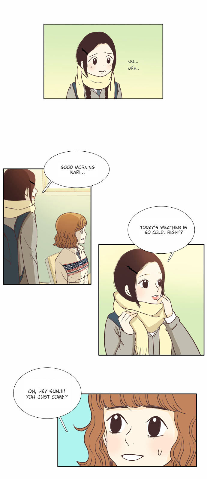 Girl's World Chapter 3 page 8 - Chapter 3 : Don't look at me with that expression (1)