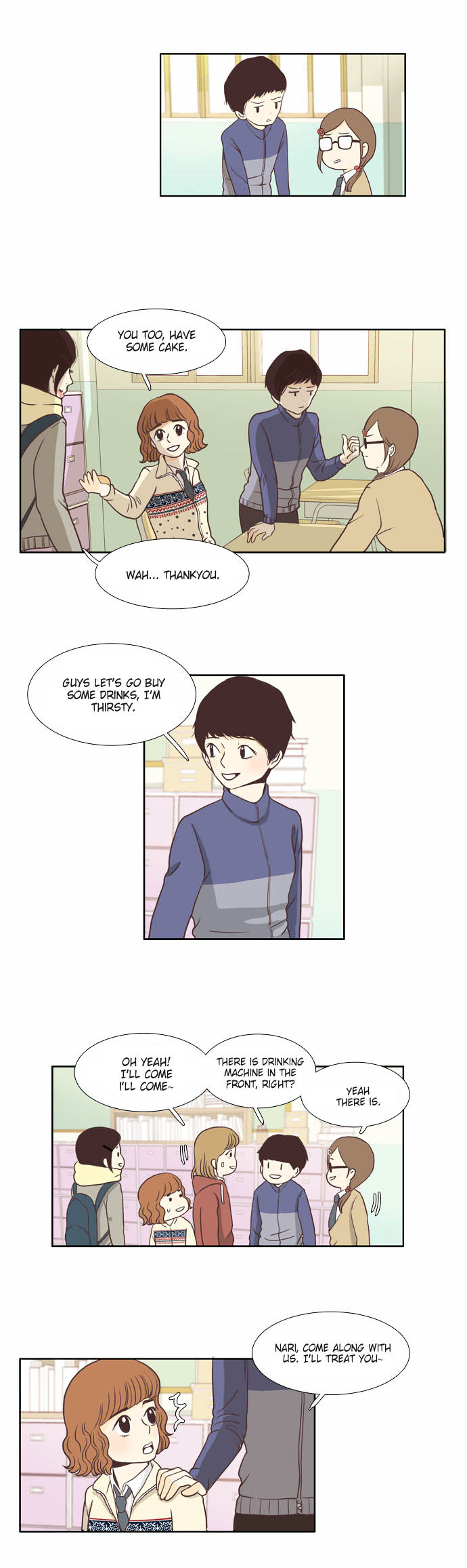 Girl's World Chapter 3 page 9 - Chapter 3 : Don't look at me with that expression (1)
