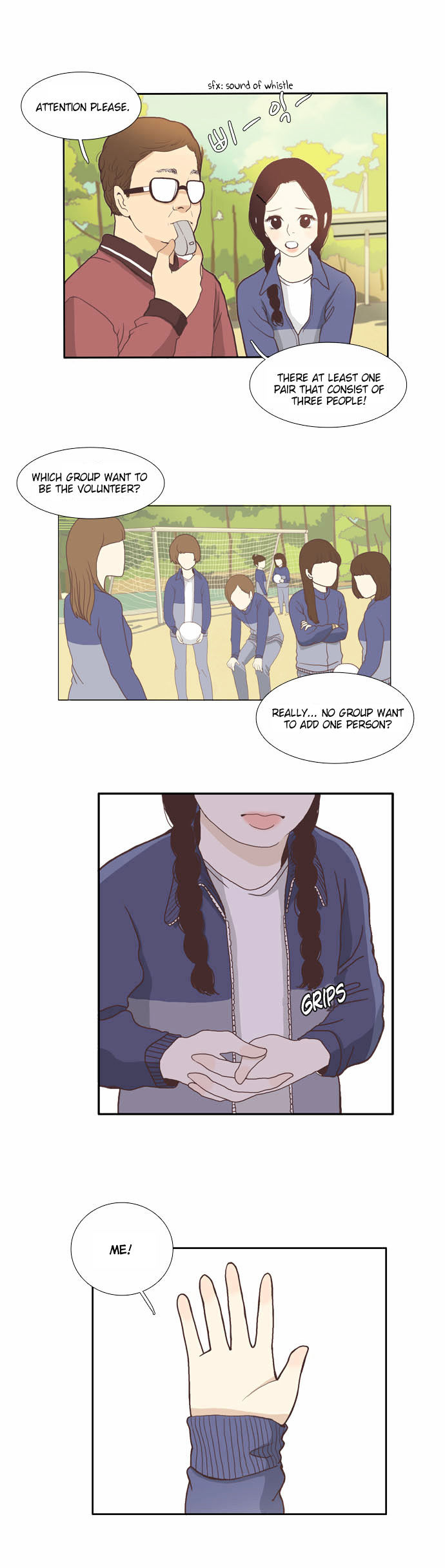Girl's World Chapter 4 page 11 - Chapter 4 : Don't look at me with that expression (2)