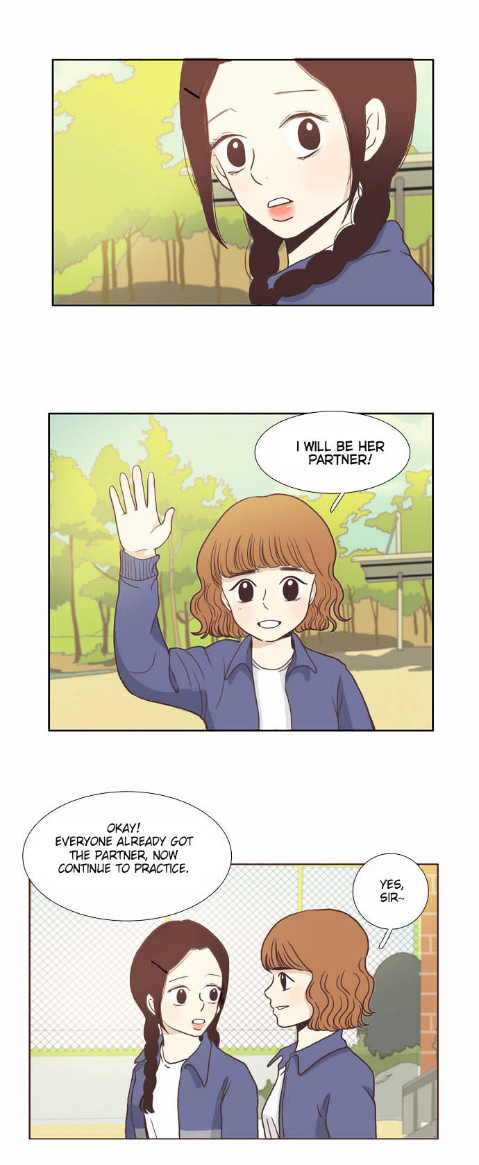 Girl's World Chapter 4 page 12 - Chapter 4 : Don't look at me with that expression (2)