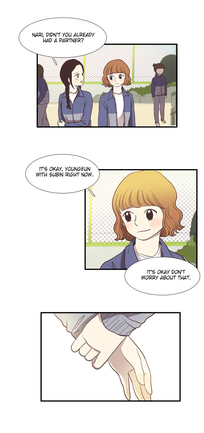 Girl's World Chapter 4 page 13 - Chapter 4 : Don't look at me with that expression (2)