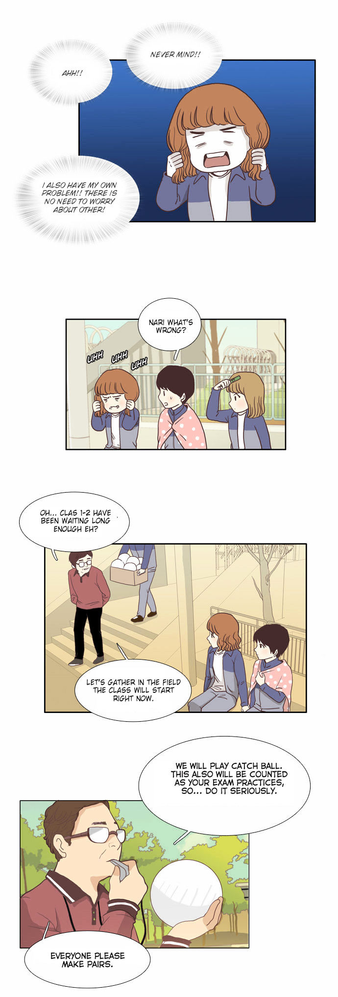 Girl's World Chapter 4 page 6 - Chapter 4 : Don't look at me with that expression (2)