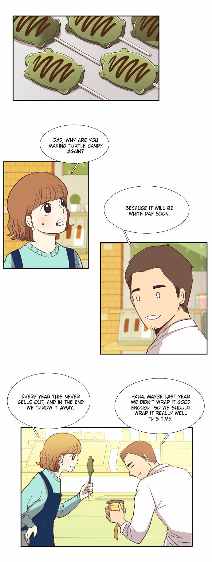 Girl's World Chapter 6 page 5 - Chapter 6 : Turtle Candy for White Day (1)