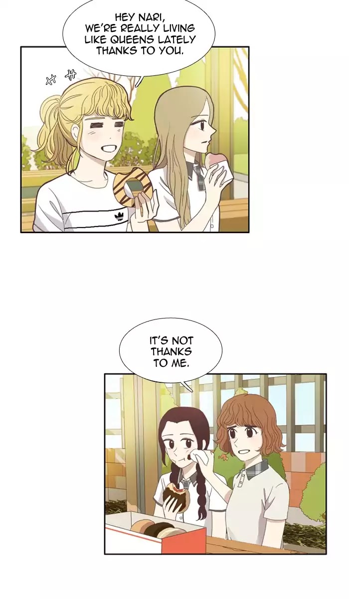 Girl's World Chapter 87 page 35 - Chapter 87: The Cafeteria Guy (Part 3)