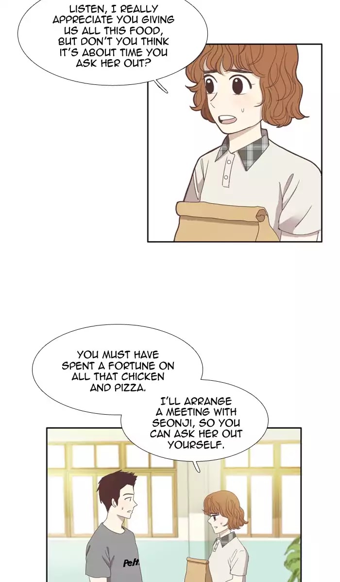 Girl's World Chapter 87 page 38 - Chapter 87: The Cafeteria Guy (Part 3)