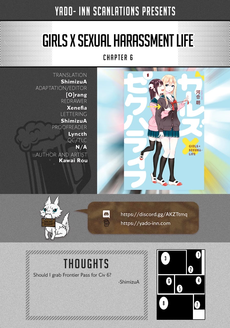 Girls x Sexual Harassment Life Chapter 6 page 1 - Chapter 6