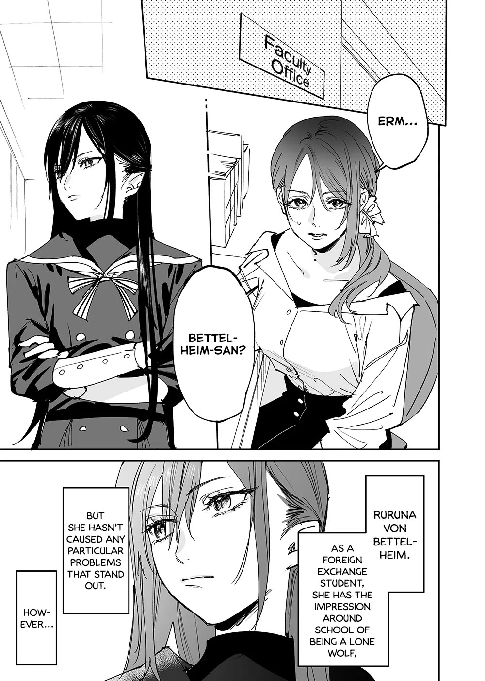 Girls x Vampire Chapter 13 page 1 - Chapter 13: Ruruna-sama is Discovered