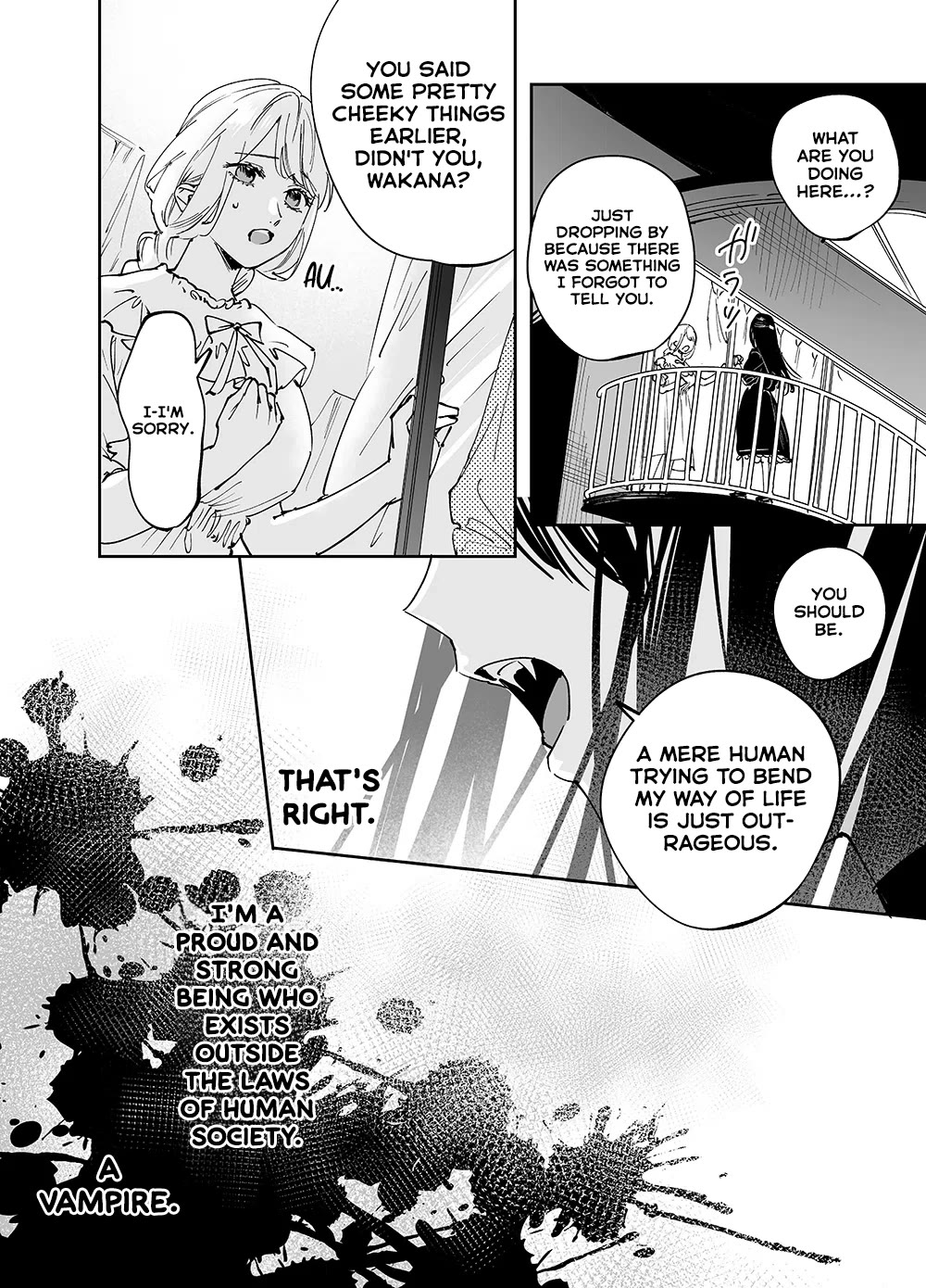 Girls x Vampire Chapter 18.2 page 2 - Chapter 18.2: Ruruna-sama Doesn't Wanna Be Looked Down On By a Mere Human - Part 2