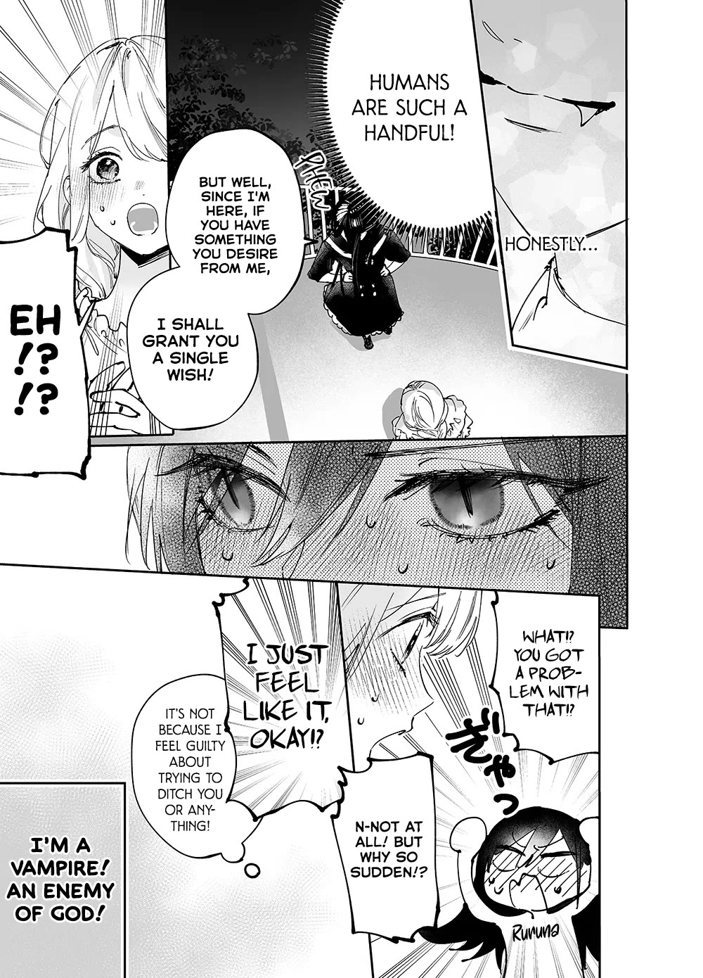 Girls x Vampire Chapter 18.2 page 6 - Chapter 18.2: Ruruna-sama Doesn't Wanna Be Looked Down On By a Mere Human - Part 2