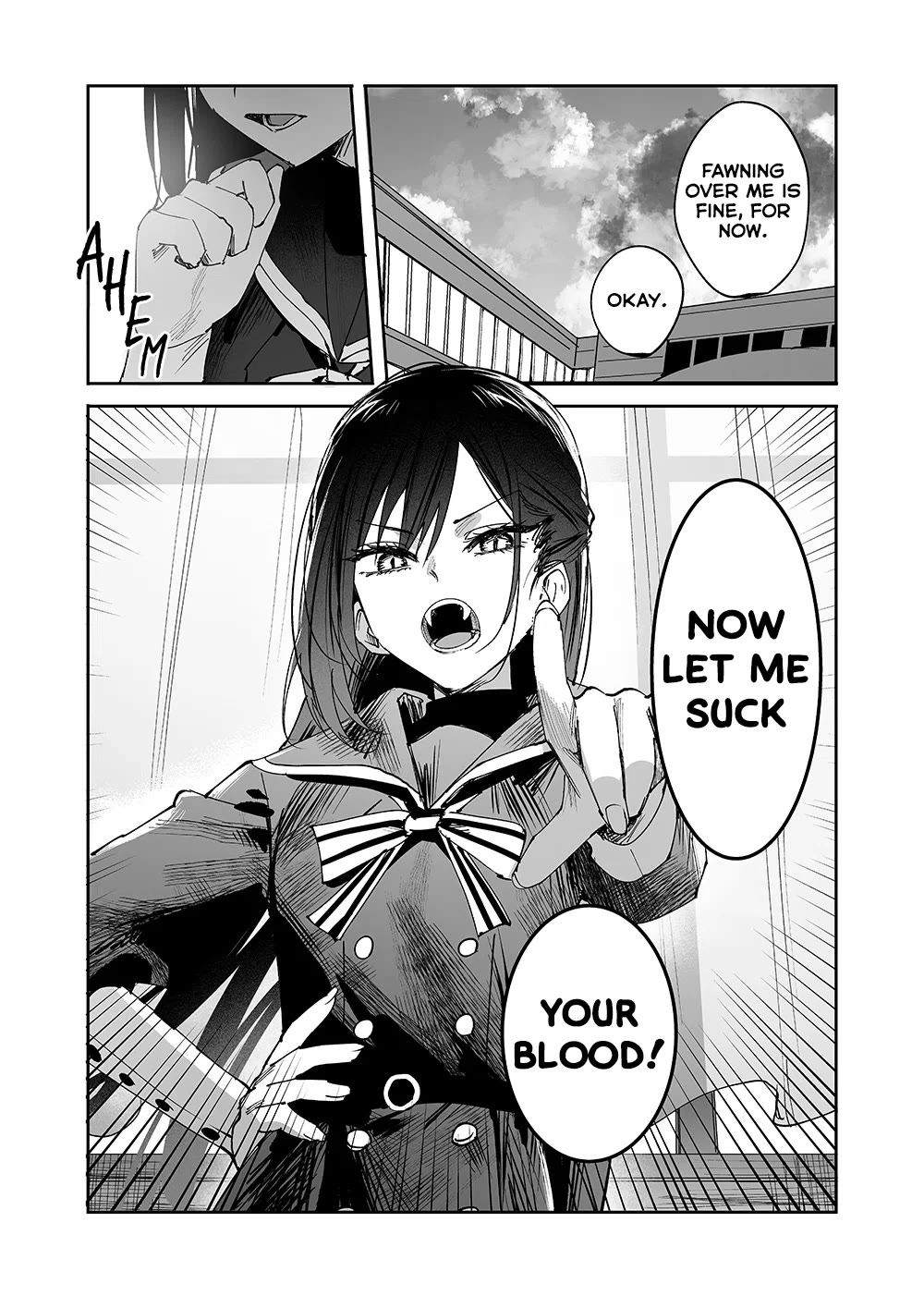 Girls x Vampire Chapter 2 page 1 - Chapter 2: Ruruna-sama Sucks