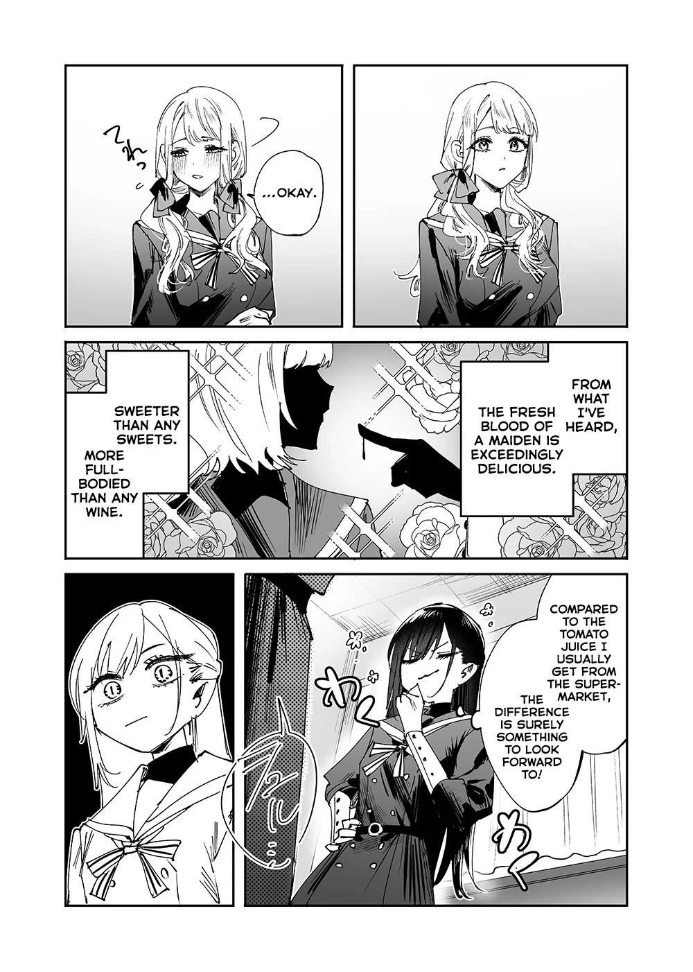 Girls x Vampire Chapter 2 page 2 - Chapter 2: Ruruna-sama Sucks