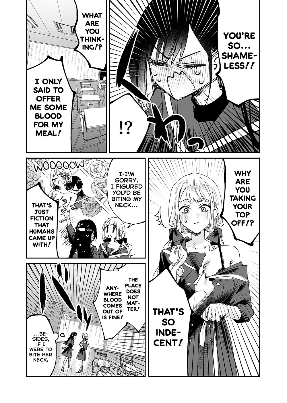 Girls x Vampire Chapter 2 page 4 - Chapter 2: Ruruna-sama Sucks
