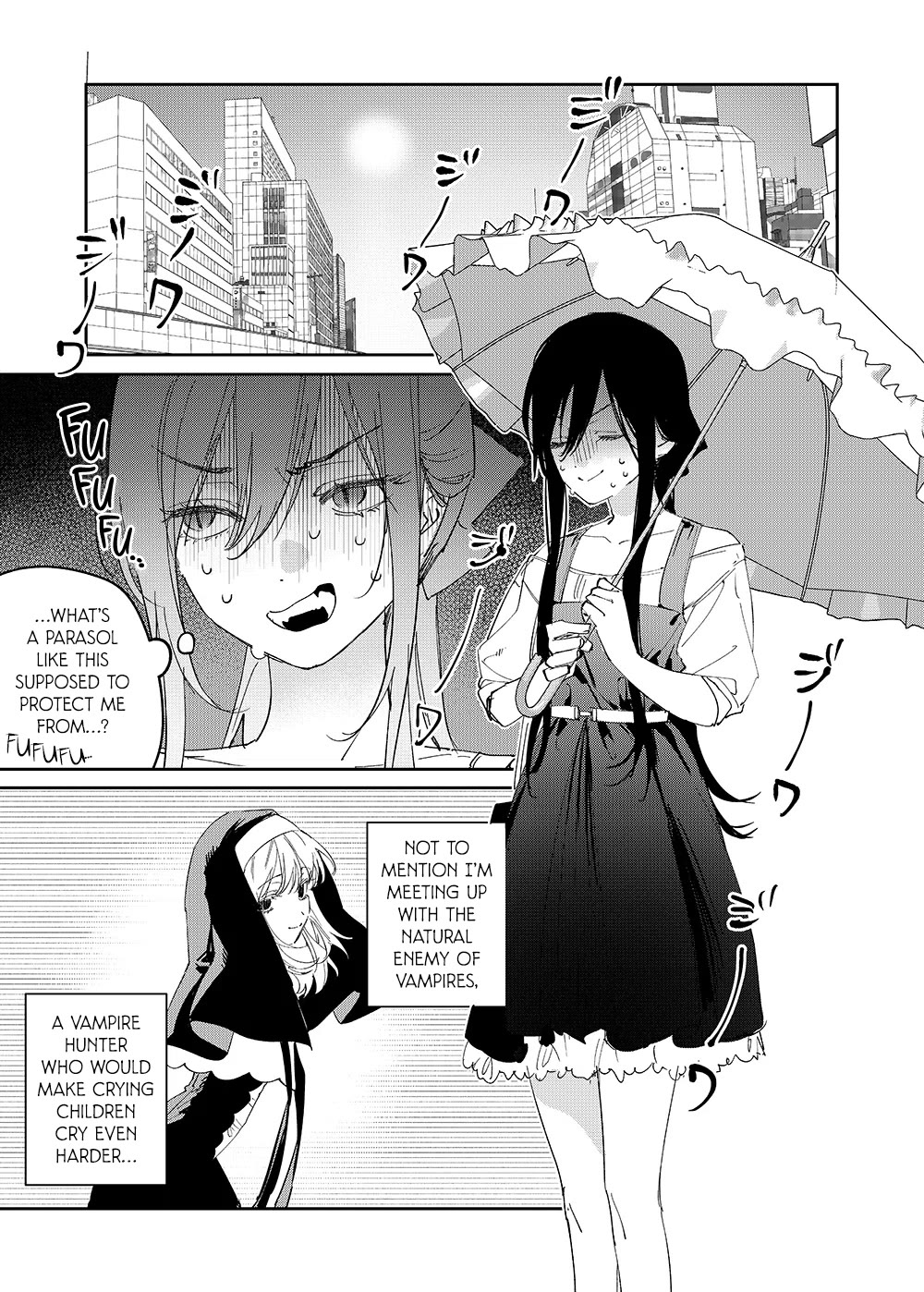 Girls x Vampire Chapter 29 page 1 - Chapter 29: Ruruna-sama Wears a Humiliating Matching Outfit