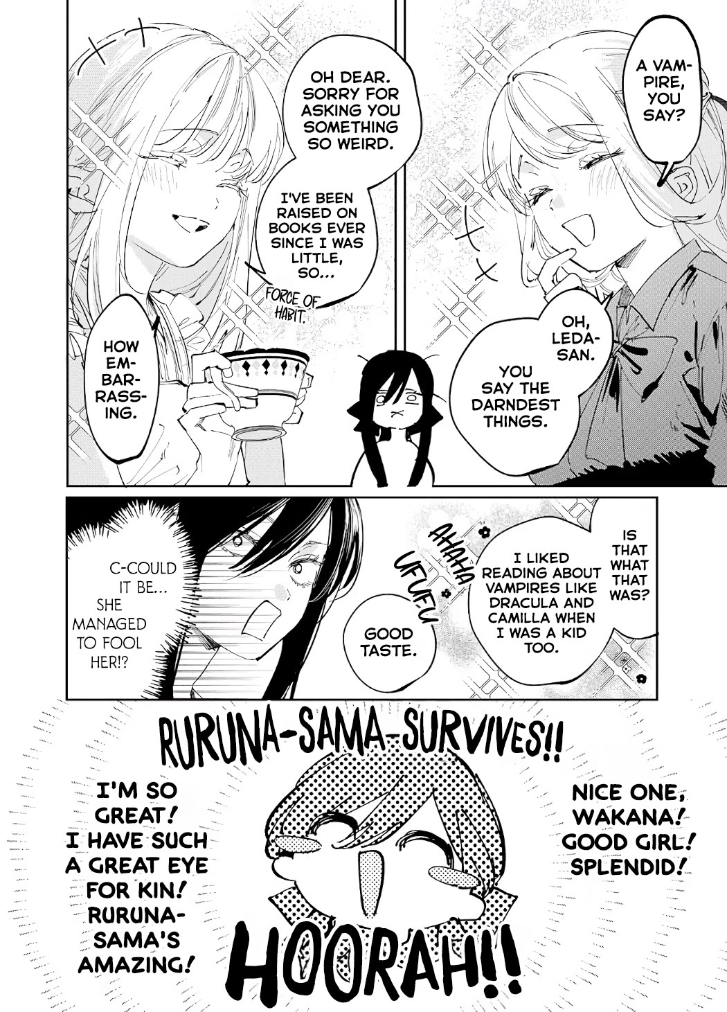 Girls x Vampire Chapter 30 page 10 - Chapter 30: Ruruna-sama is Dead? Dead?