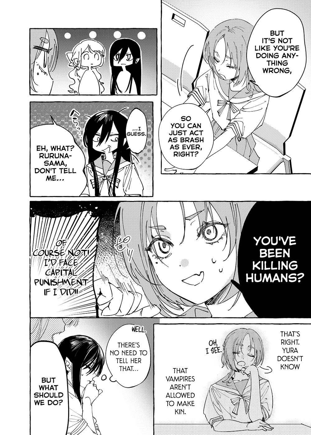 Girls x Vampire Chapter 32 page 4 - Chapter 32: Ruruna-sama is Wasting Away