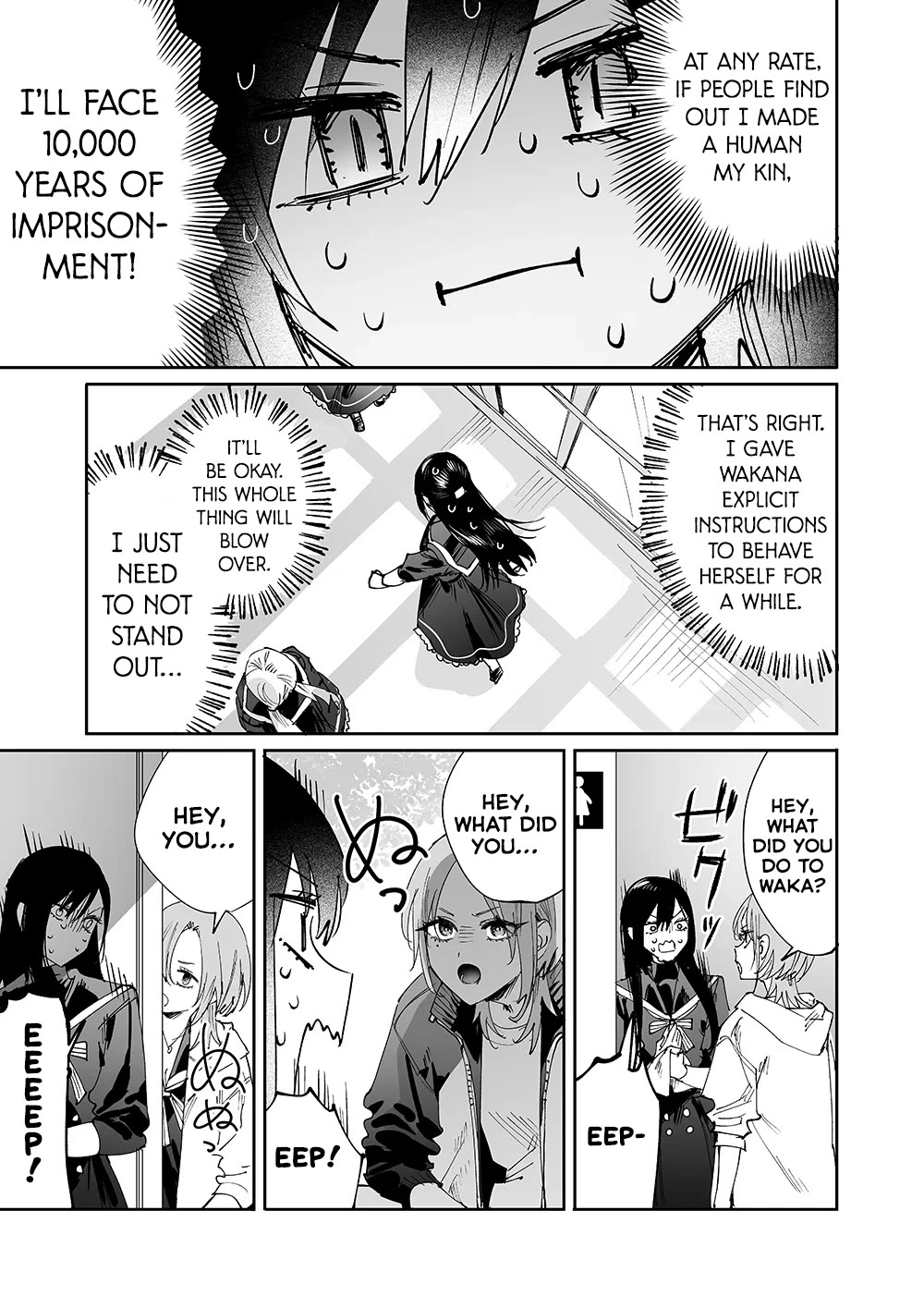 Girls x Vampire Chapter 7 page 3 - Chapter 7: Ruruna-sama is Chased