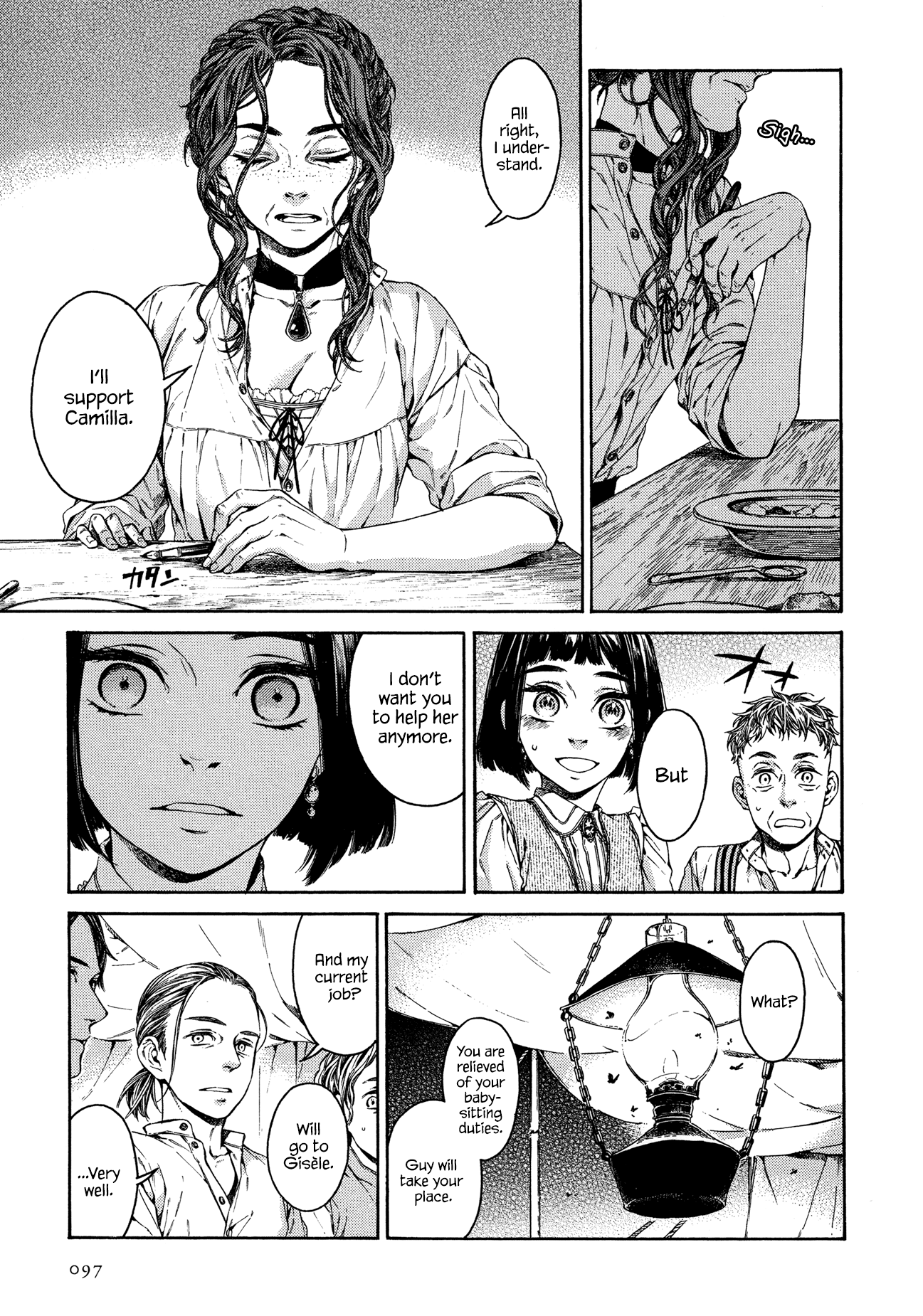 Gisele Alain Chapter 20.2 page 27 - Chapter 20 v2 : Does the quarreling sparrow fear no man? (Act Two)