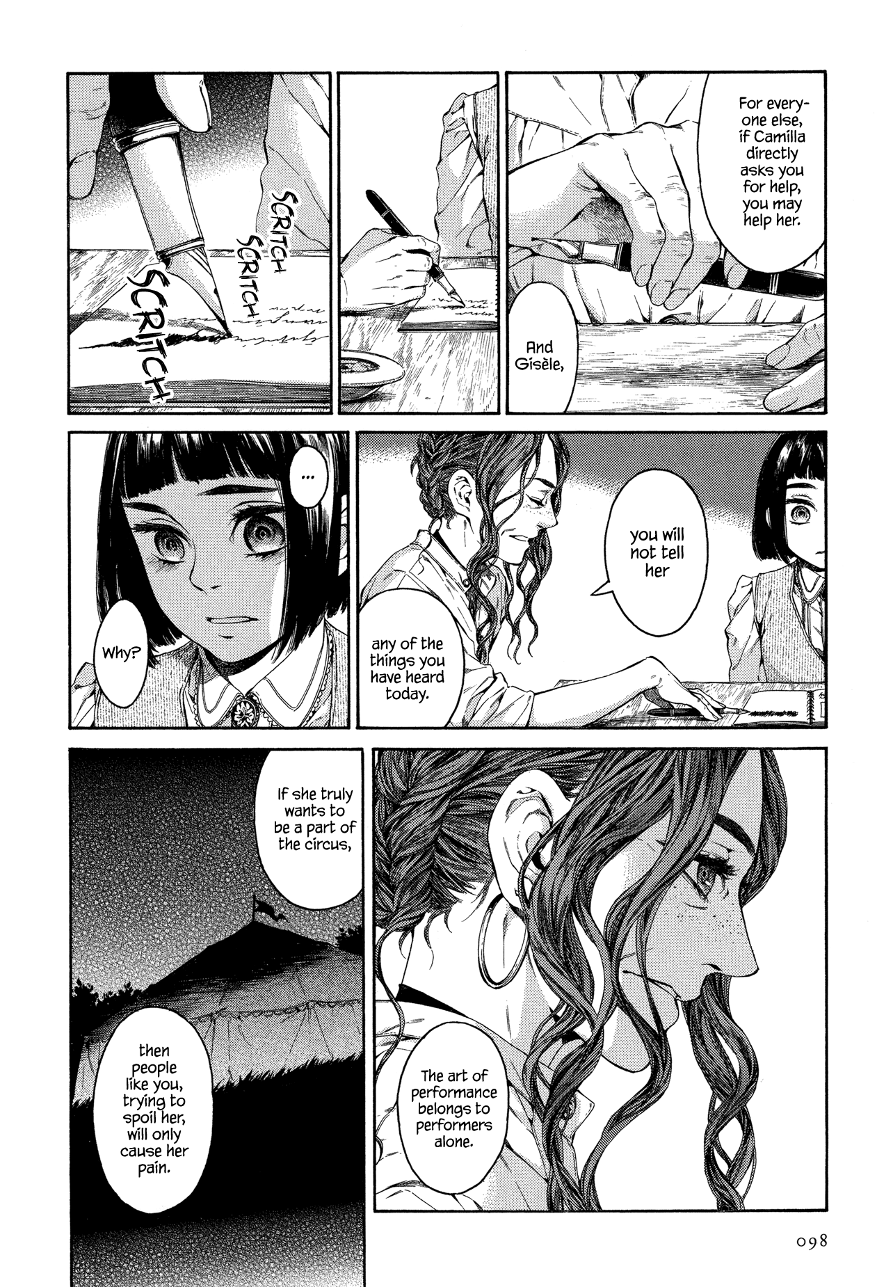 Gisele Alain Chapter 20.2 page 28 - Chapter 20 v2 : Does the quarreling sparrow fear no man? (Act Two)