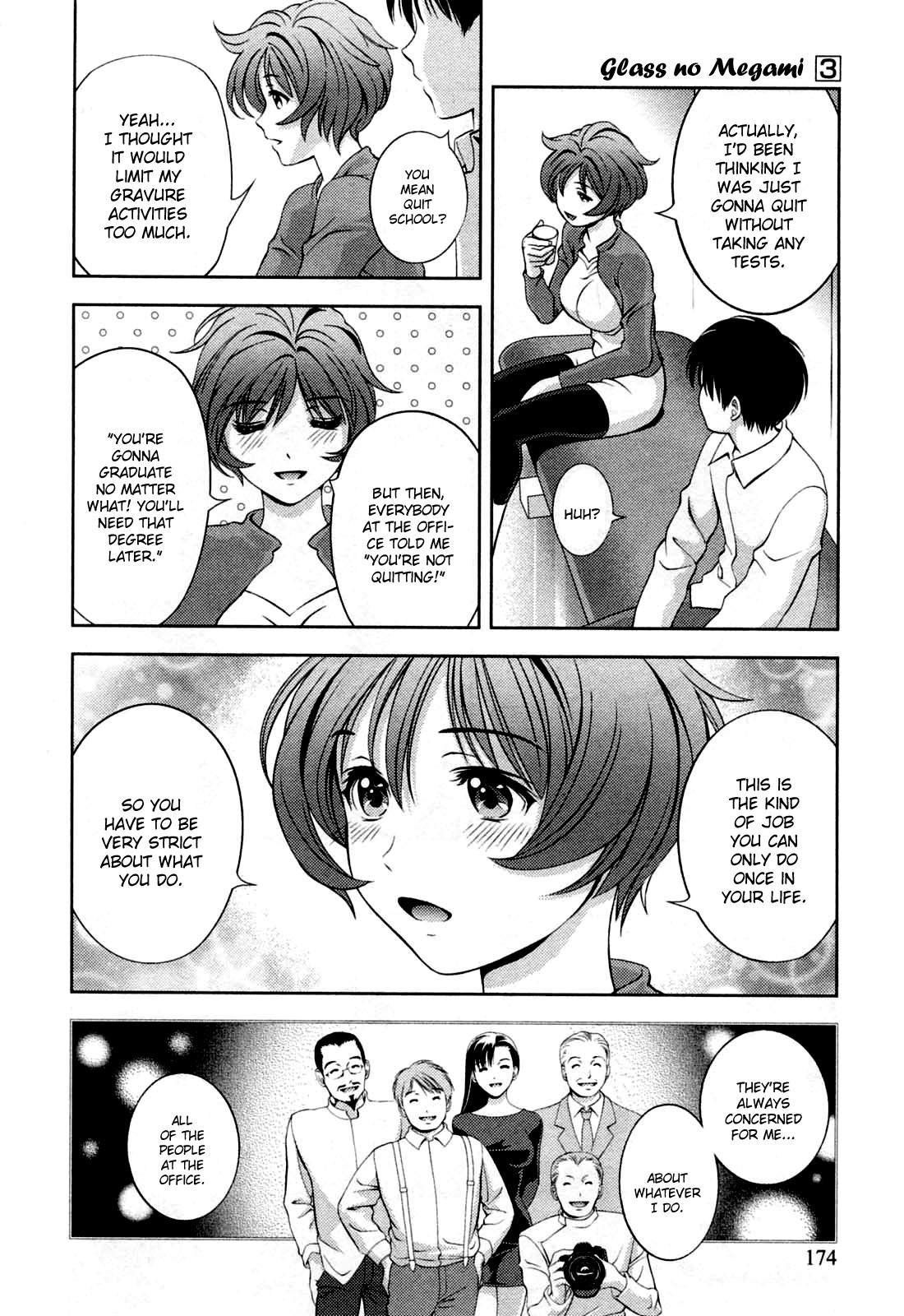 Glass no Megami Chapter 27 page 4 - Chapter 27: To The Future